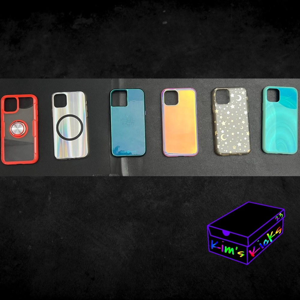iPhone 11 Pro Phone Cases.  Selling all 6 cases together.